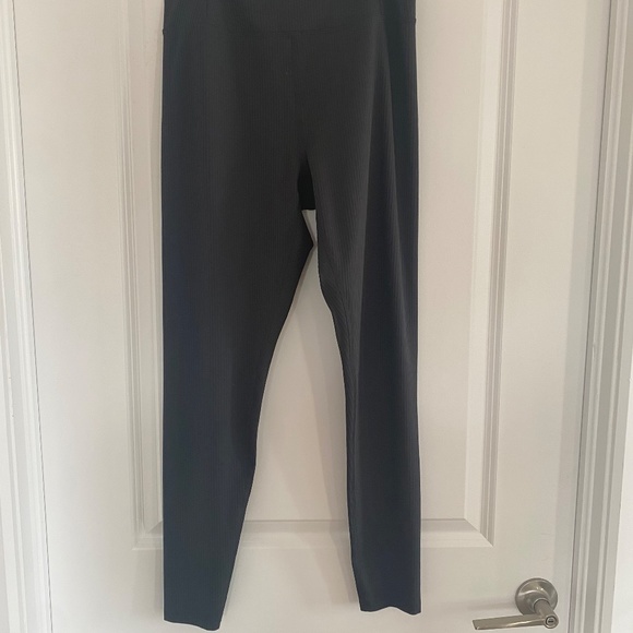 Girlfriend Collective Black RIB High Rise Legging L - Picture 2 of 4